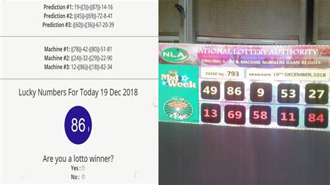 NOONRUSH Lotto Result Today .